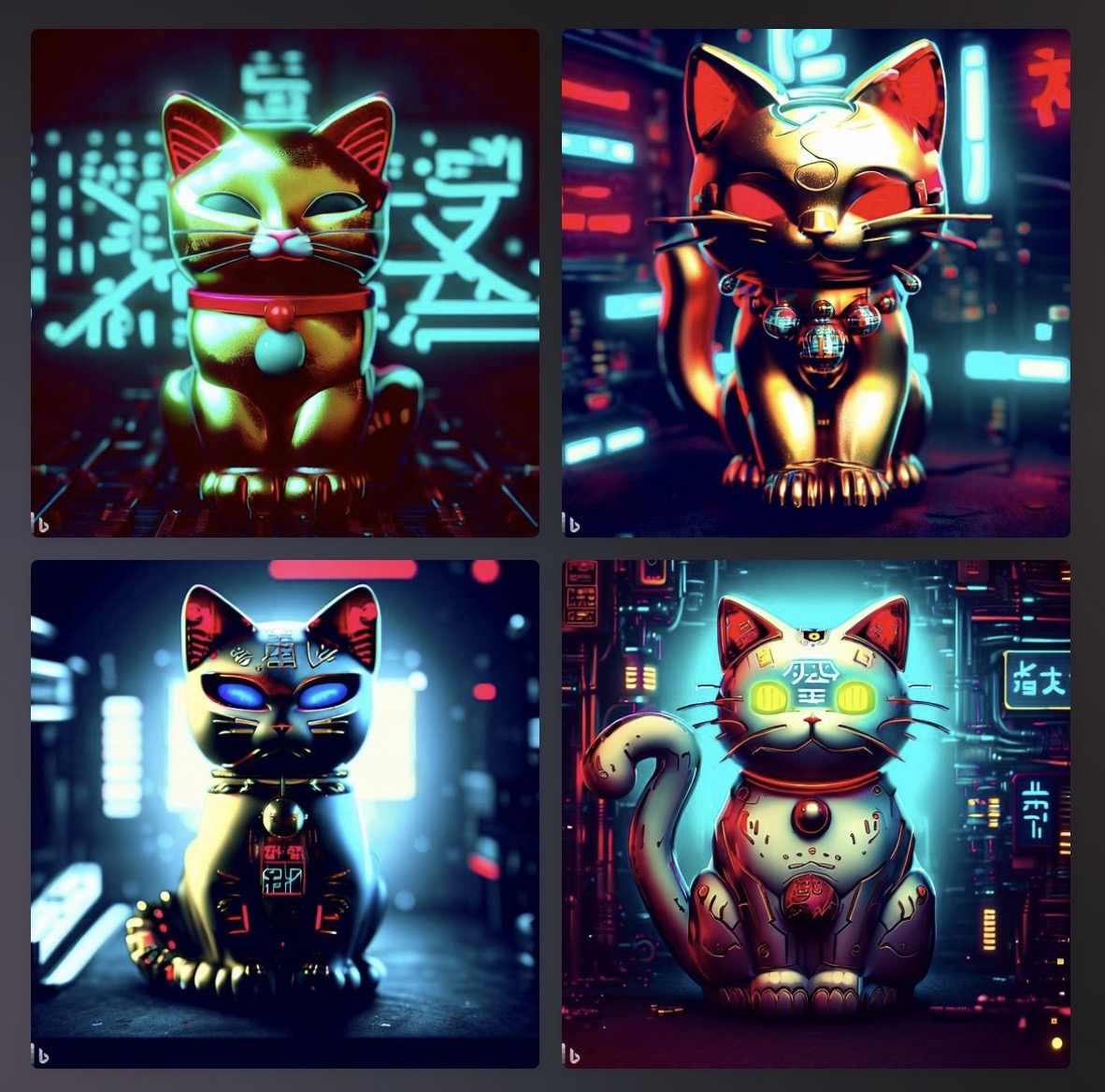 cyber punk cat